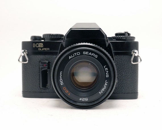Sears ricoh KS Super 50mm F 2.0 Prime Lens Vintage SLR Camera Etsy