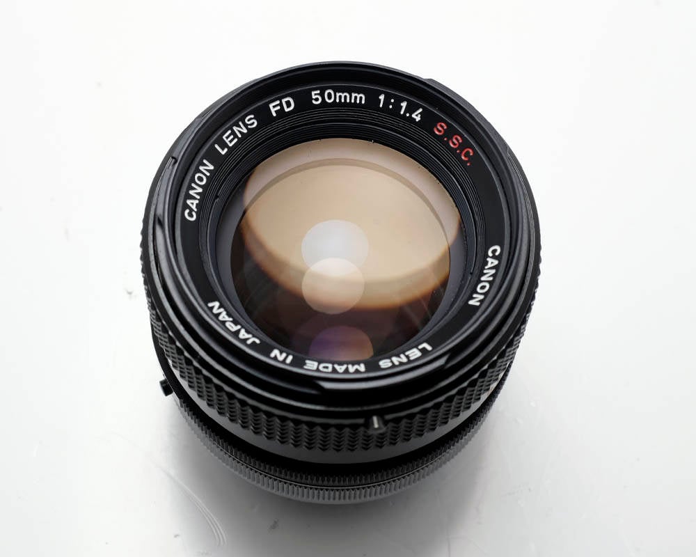 Canon FD 50mm F/1.4 S.S.C - Canon FD Mount AE-1 - 35mm Film Camera