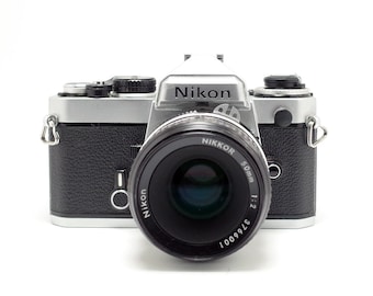 Nikon FE - Nikkor 50mm F/1.8 Lens - Vintage SLR Camera