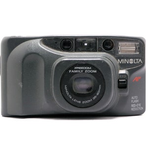 Minolta Family - zoom lens camera - Vintage Film - 35mm point shoot camera