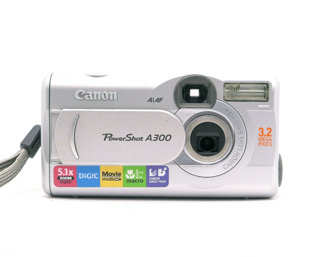 Canon Powershot A300 Point and Shoot Digital Camera Etsy
