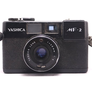 Yashica MF-2 35mm Kamera - Compact Point Shooting - Vintage Kamera