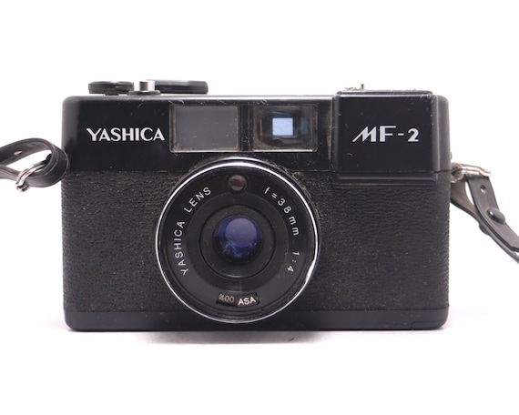 Yashica MF-2 35mm camera Compact point shoot Vintage Camera