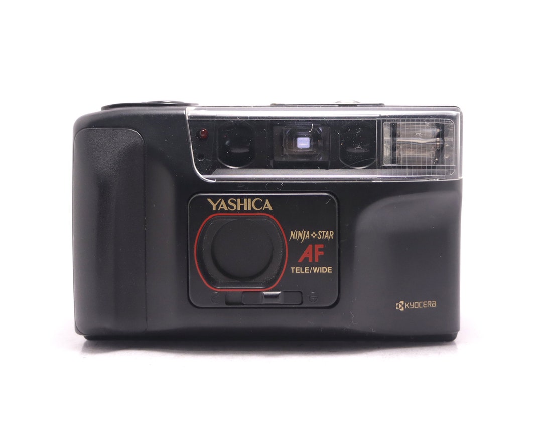 Yashica Ninja Star Dual Lens Vintage Film 35mm Point Shoot