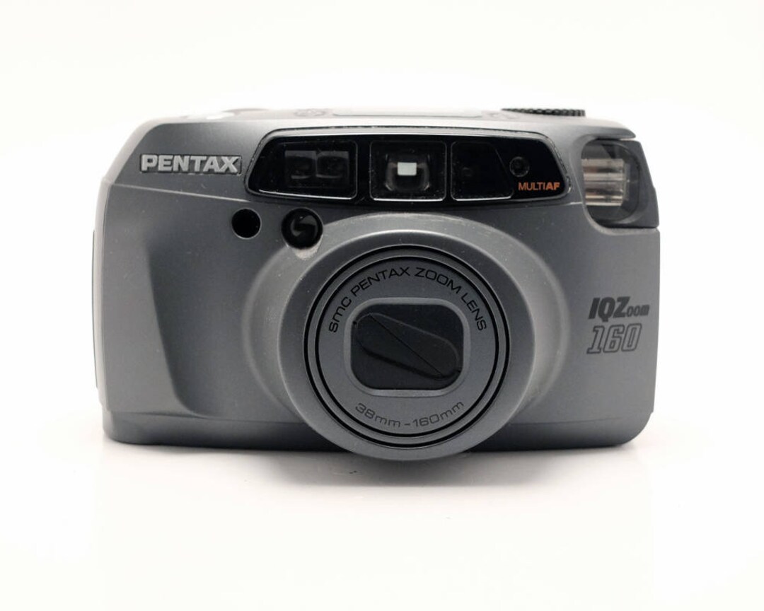 Pentax IQZoom 160 fotocamera con obiettivo zoom Film vintage Fotocamera