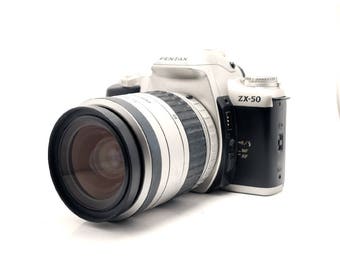 Pentax ZX-50 - 35mm Camera - 28-80mm Zoom Lens - Vintage SLR K