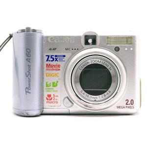 Canon PowerShot A60 Point and Shoot Digital Camera image 1