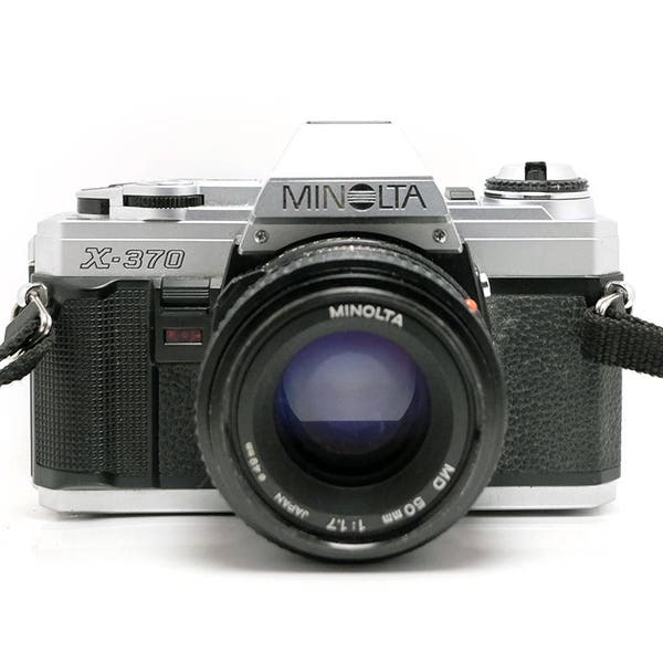 Minolta X-370 35mm camera - 50mm lens - Vintage SLR Camera