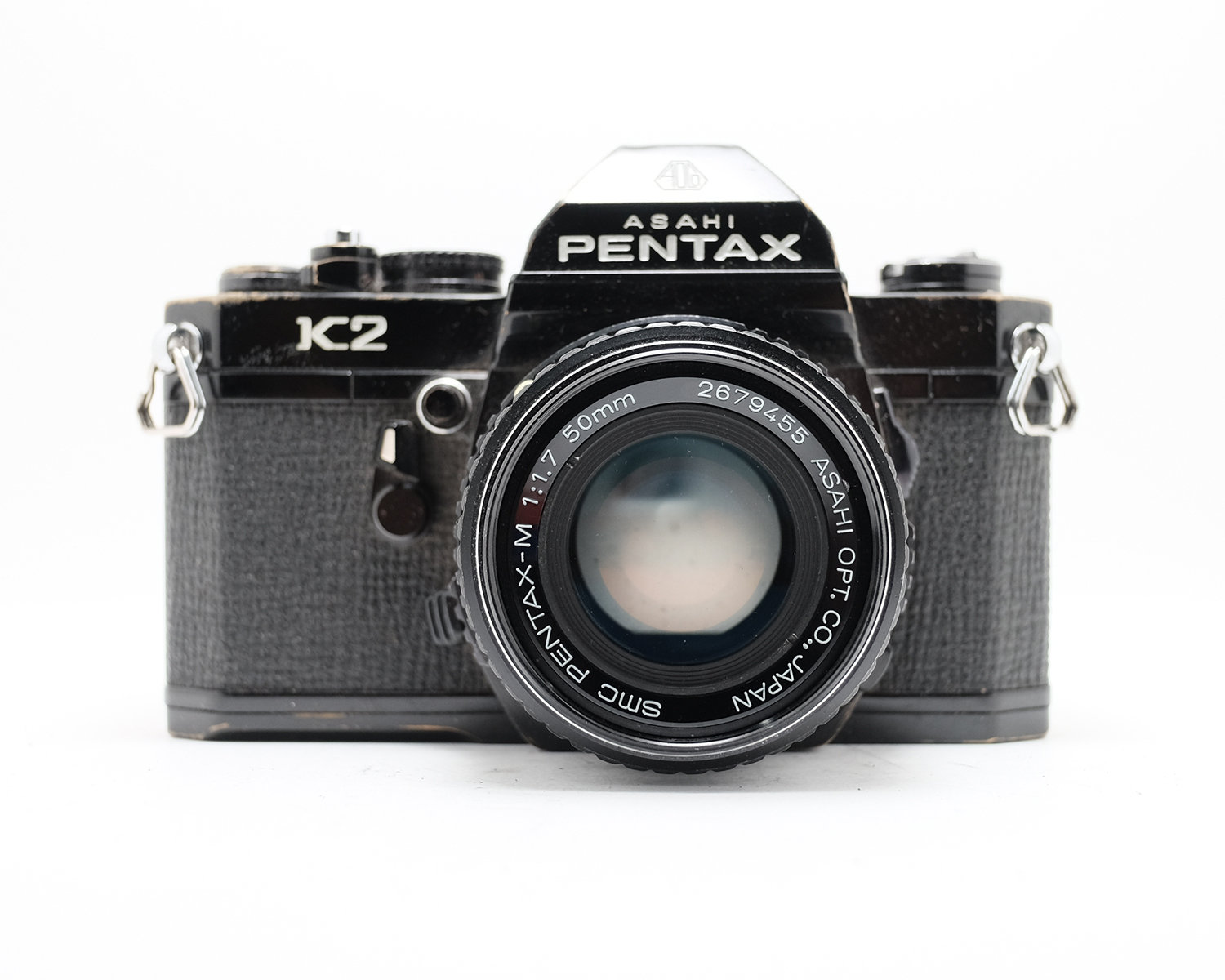 Pentax K2 35mm Black Paint Camera 50mm F/1.7 Lens Vintage SLR