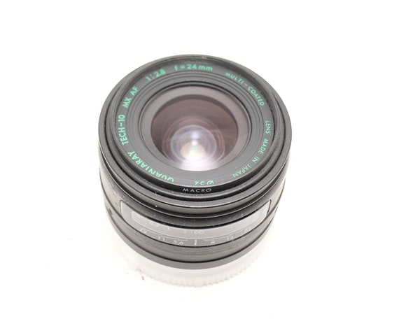 Quantaray AF 24mm Canon EF Mount 35mm film camera lens