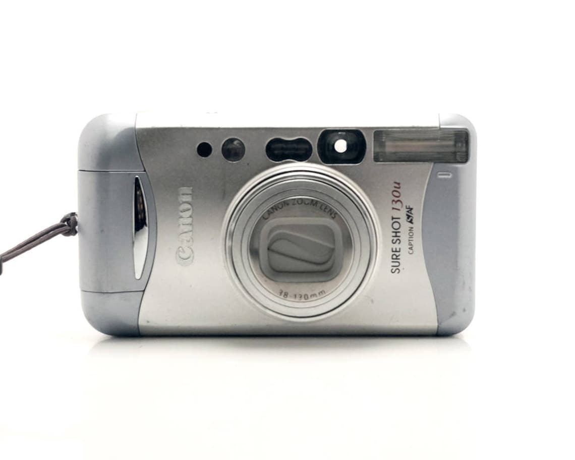 Canon Sure Shot 130U Vintage Film 35mm point shoot camera Etsy