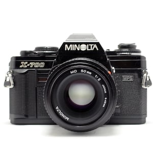 Minolta X-700 35mm camera - Rokkor 50mm f/2.0  lens - x700 Vintage SLR Camera