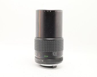 Objectif : Makinon 200mm f/3.3 + Panagor 2x Teleconverter