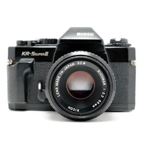 Ricoh KR-5 Super II - 50mm f/2 Prime lens - Vintage SLR Camera