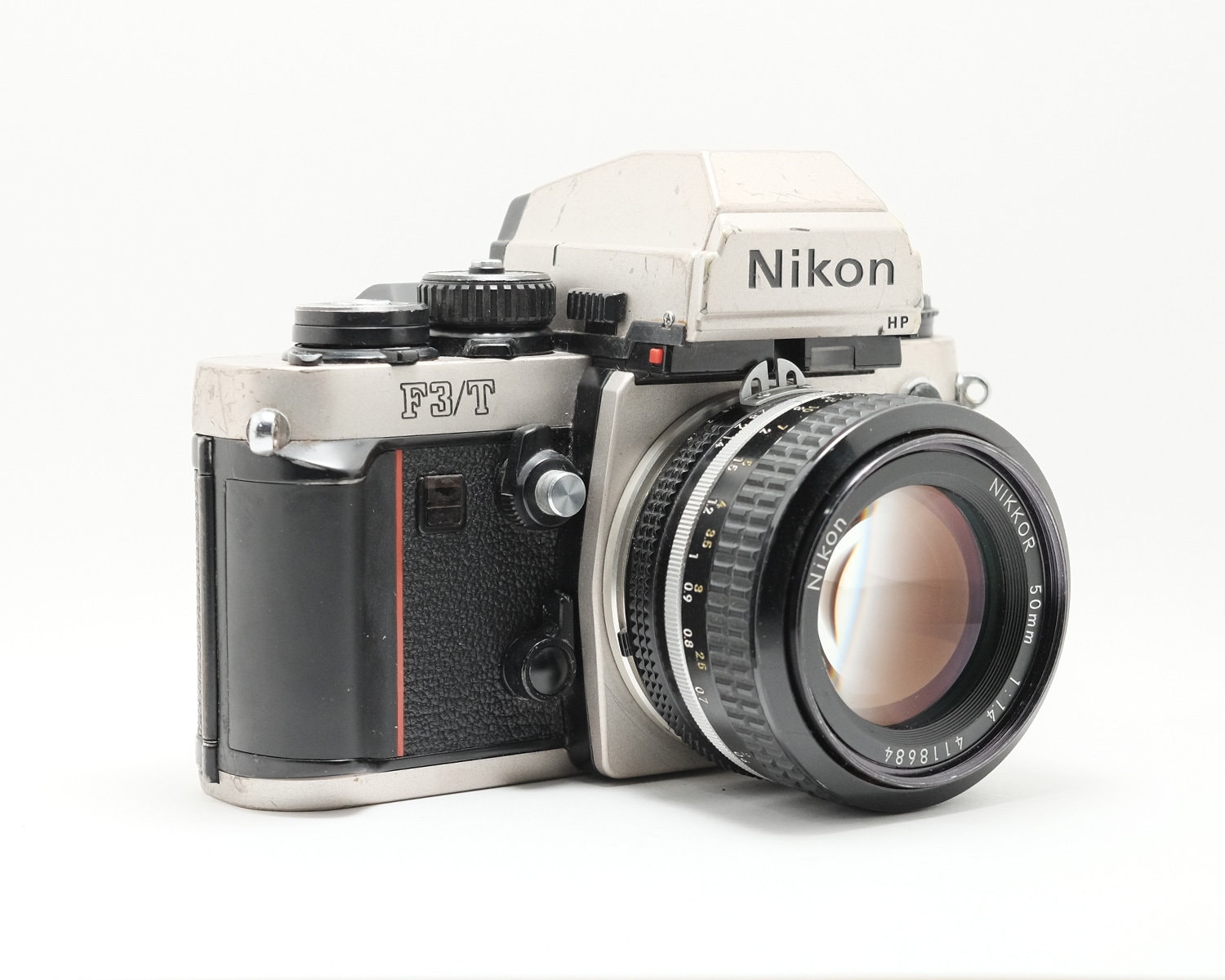 Nikon F3 T HP - Nikkor 50mm F/1.4 Lens - Vintage SLR Camera Nikon F3 T HP - Nikkor 50mm F/1.4 Lens - Vintage SLR Camera