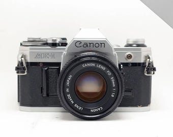 Canon AE-1 - 50mm 1.8 Prime Lens - Vintage ae1 SLR Camera
