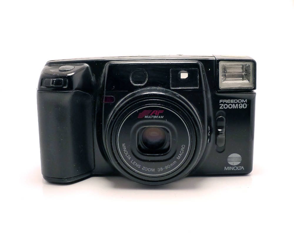 Minolta Freedom Zoom 90 Zoom Lens Camera Vintage Film Etsy