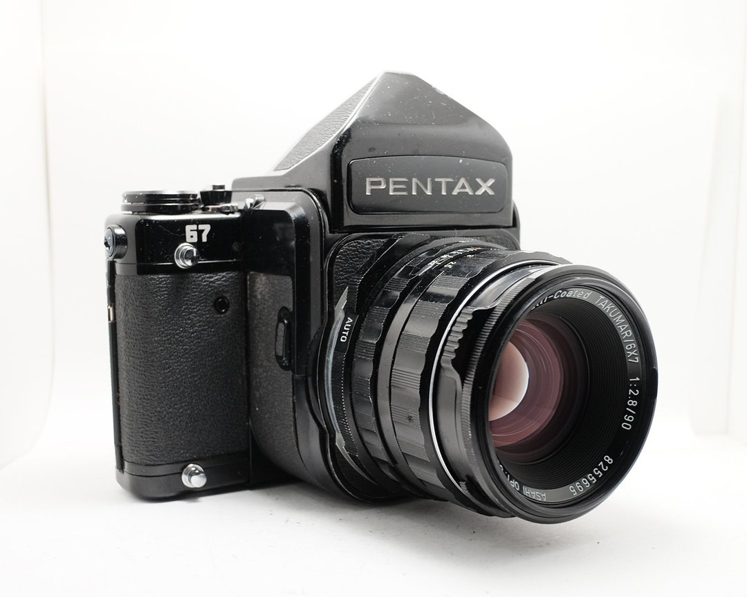 Pentax 6x7 67 Medium Format Camera Takumar 90mm F/2.8 Lens Etsy