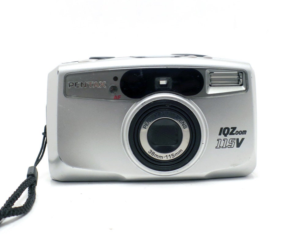 Pentax IQZoom 115v - zoom lens camera -  Vintage Film - 35mm point shoot camera