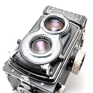Rolleiflex 3.5T TLR 6x6 Tessar 75mm 2.8 Medium Format Camera Rollei Twin Lens Reflex image 2