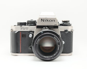 Nikon F3 T HP - Nikkor 50mm F/1.4 Lens - Vintage SLR Camera Nikon F3 T HP - Nikkor 50mm F/1.4 Lens - Vintage SLR Camera