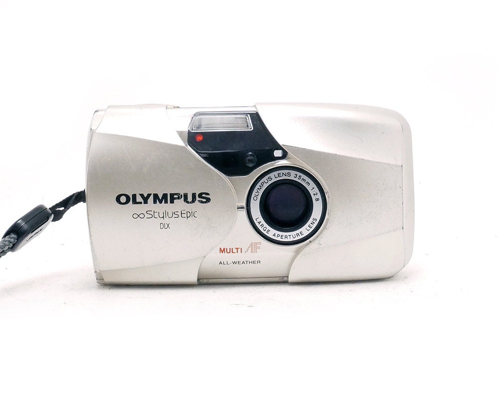 ラウンド 【大人気✨完動品】OLYMPUS μ ｍju deluxe ブラック | www