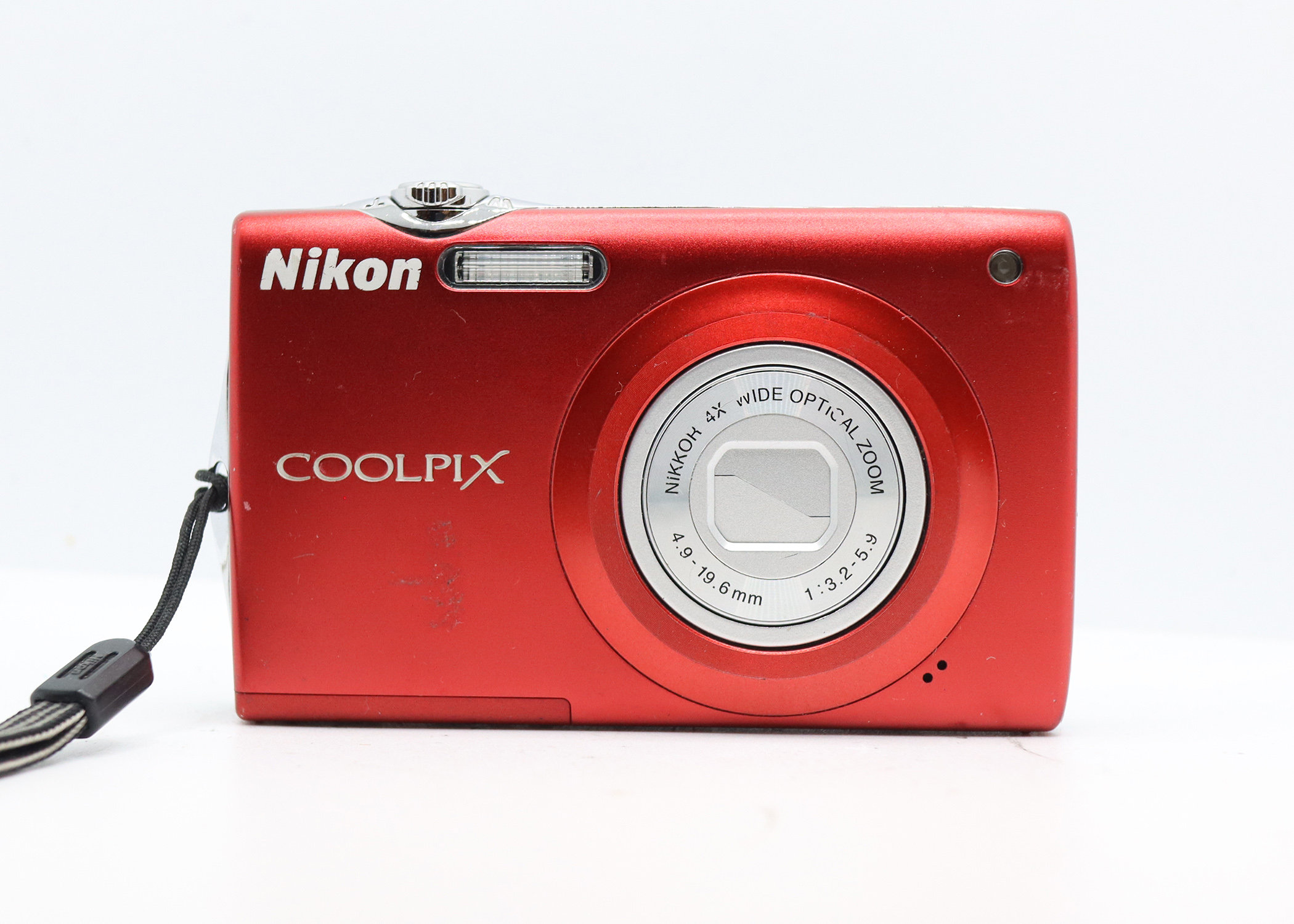 Near Mint] Nikon Coolpix S5 Red Compact Digital Camera # 9