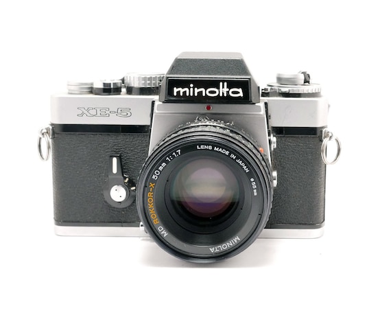 Minolta XE-5 35mm Camera - Rokkor 50mm F/1.7 Lens - Vintage