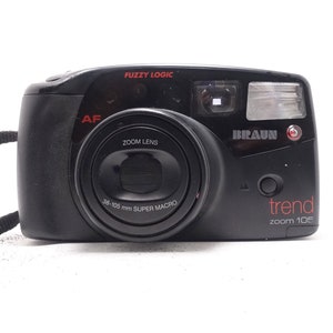Braun Zoom 105 - cámara con objetivo zoom - Vintage Film - Cámara de disparo puntual de 35 mm
