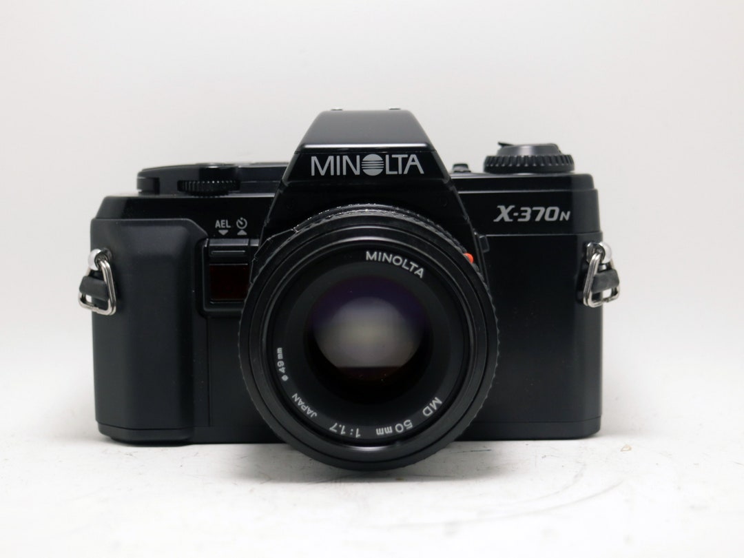 Minolta X370n 35mm Camera 50mm Lens Vintage SLR Camera Etsy