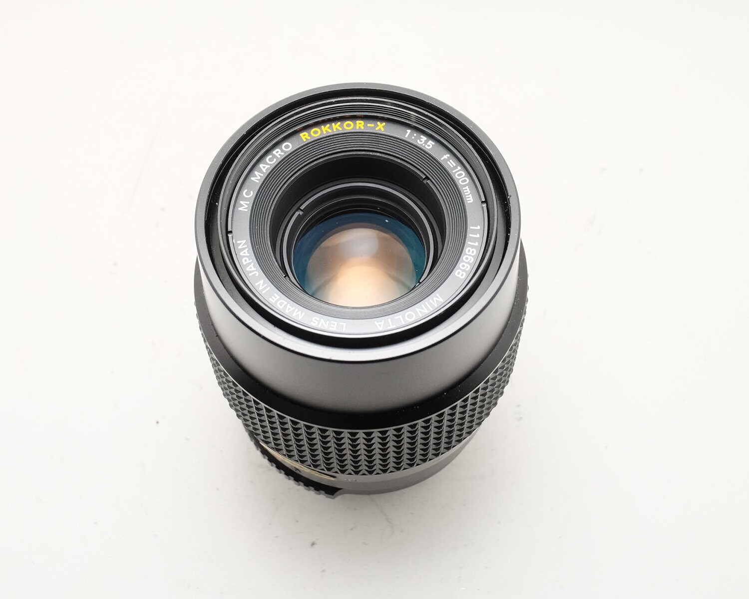 Minolta Rokkor MACRO 100mm F/3.5 MD Mount 35mm Film Camera Lens