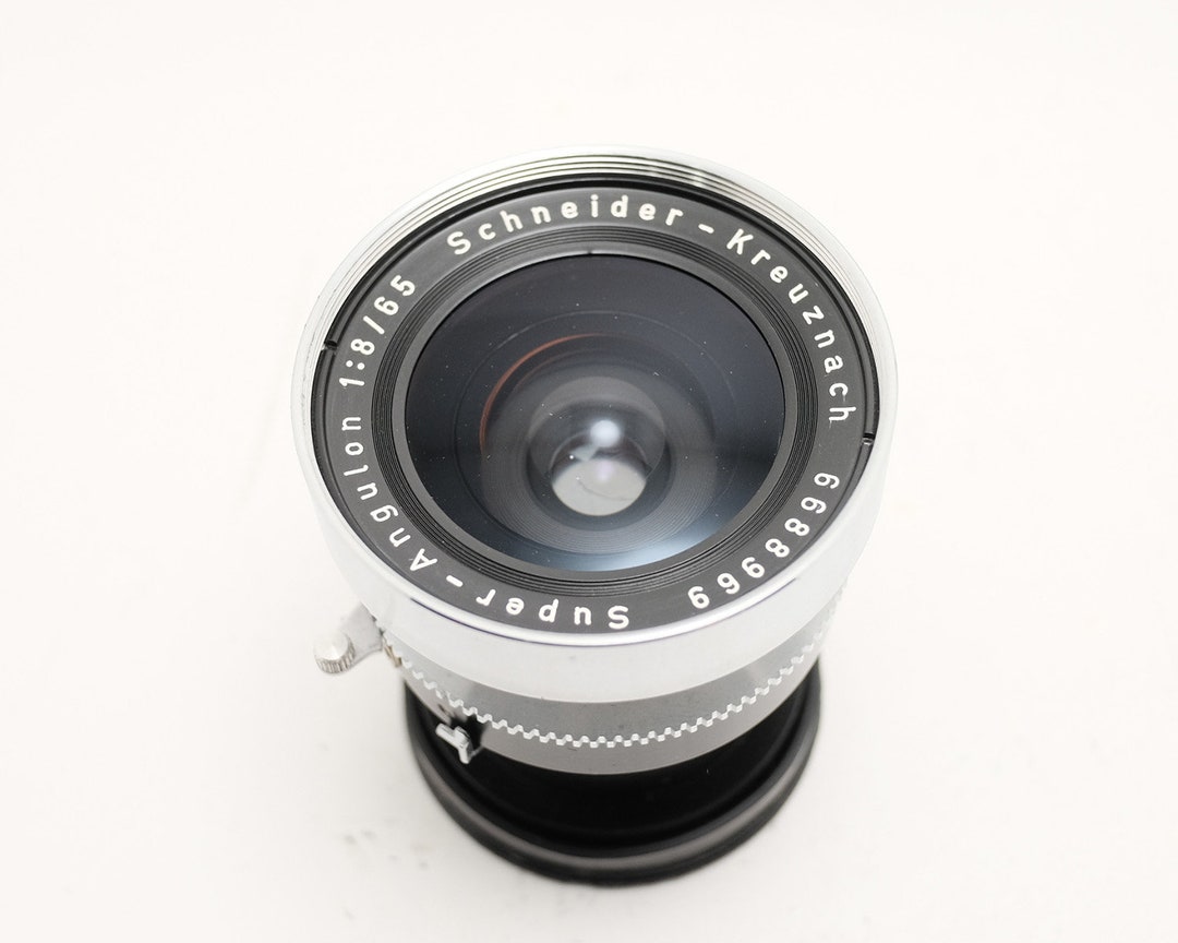 Schneider SUPER-ANGULON 65mm F/8 Large Format 4x5 Lens - Compur Shutter ...