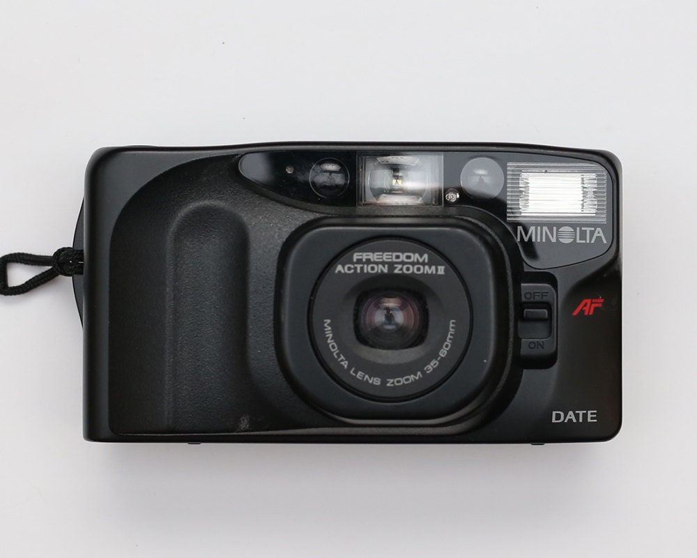 Minolta Freedom Family Zoom Camera 3560mm power zoom Vintage 35mm