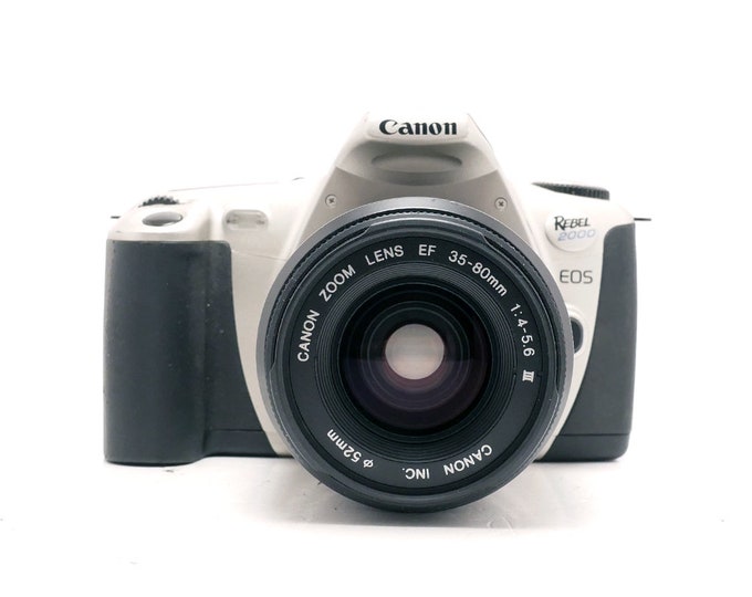 Canon EOS Rebel 2000 3580mm Zoom Lens Vintage SLR Camera Etsy