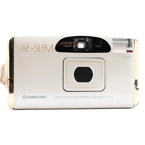 Samsung AF Slim - Minolta Escort Riva - 35mm f/3.5 - Vintage Film - 35mm point shoot camera