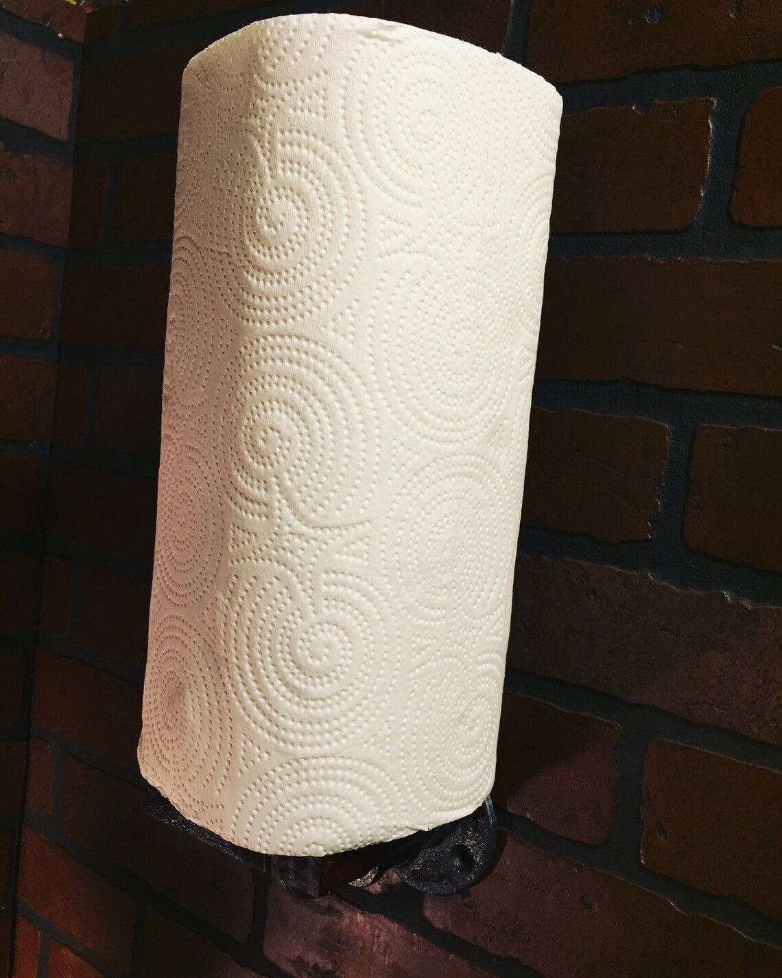 Upright Vertical Industrial Paper Towel Holder Steampunk Cast Etsy