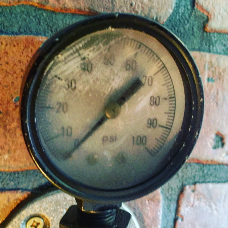 Industrial Pressure Gauge Coat Hook Hanger Etsy