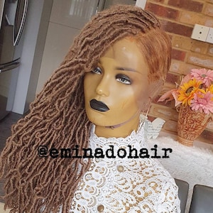 Braidwigs, Braided dread locs,Nu locs,crochet locs wig.Goddess Faux locs,soft locs wig,wig for black women, butterfly locs, side balded