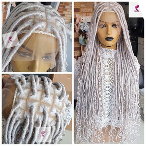 Butterfly locs Knotless braid wig for black women gift for women full lace front wig cornrow wigs dreadlock faux loc wig twist box braid wig