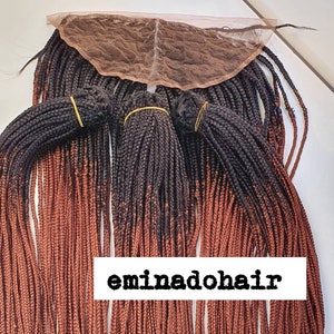Instant braids Braided wig Full Frontal, braids weaves, bundles weave, braids on tracks. Single plaits knotless box braids. Twists Faux locs