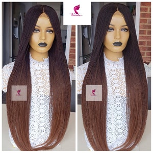 Braided Wig braidswig million braids Senegalese twists Black women wig Free shipping Braided wig UK SALE Handmade Wig perruque