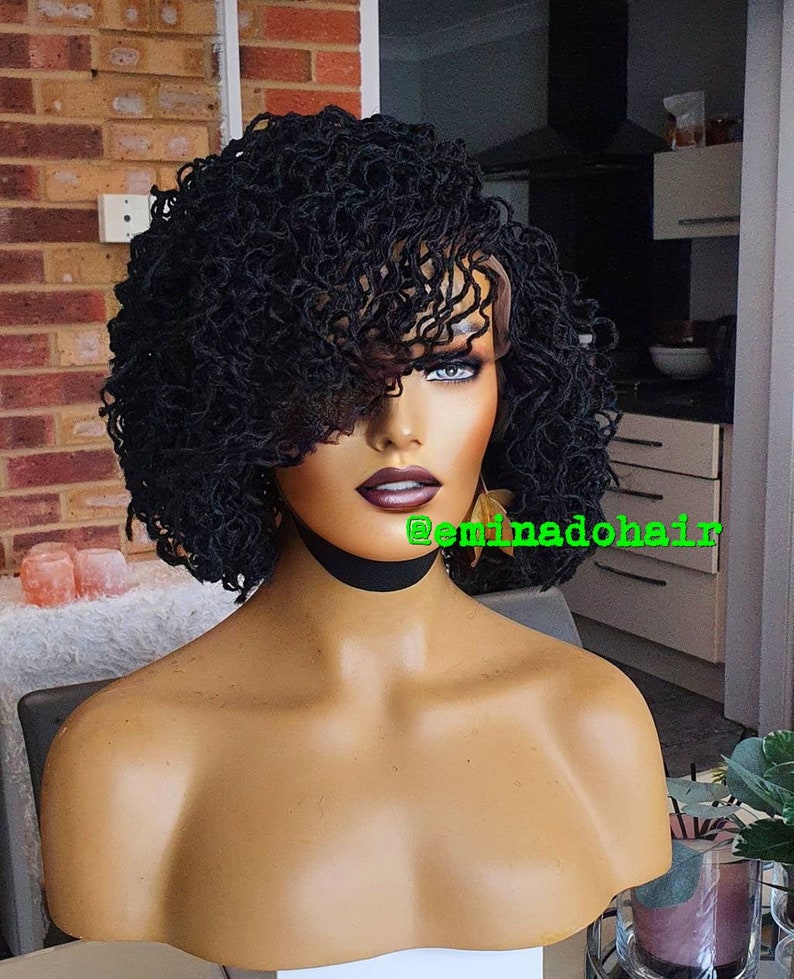 Sister Locs Glueless Braided Wig Braids Wig Wig for Black Etsy