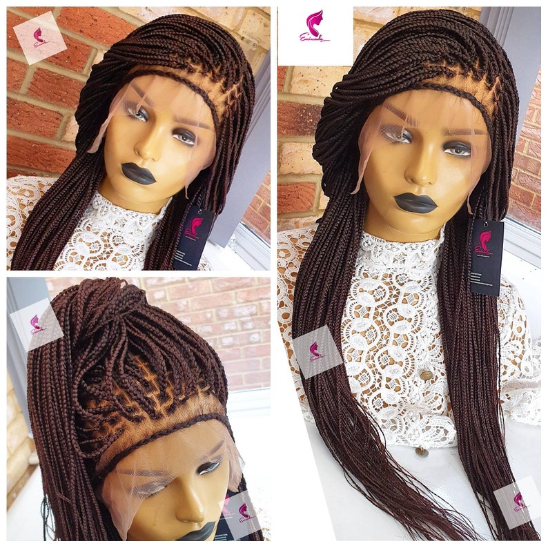Braidswig Glueless Braided Wigbox Braids Wig. 30 Inches. Etsy UK