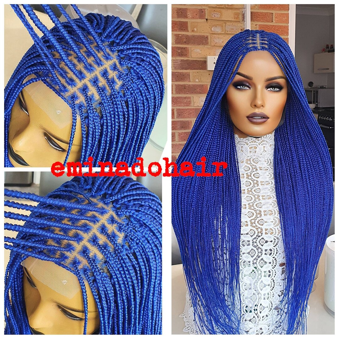 Braided Wig,braidswig,knotless Box Braid Wig for Black Women,4by4