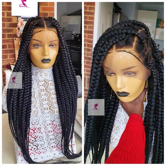Jumbo Box braid wig, Large box braid wig, Box braided wig, Jumbo braids  wig, Bohemian braids, Gypsy Boho braids, Braid wig for black women