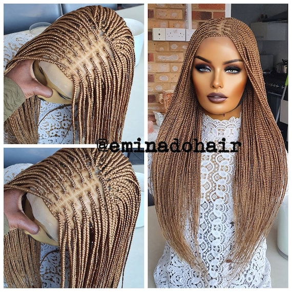 Braided Wigs, Braids Wigs, Box Braids Wig, Ready to Ship, Glueless