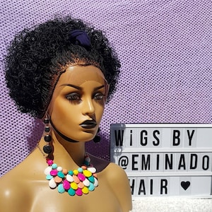 Micro braids Braidewig, Senegalese super skinny Micro twist, Braided Wig, braids. Womens gift, wig for Black women, free shipping. Full wig