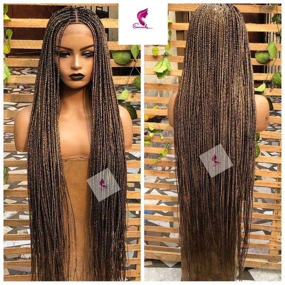 Knotless Braid Wig for Black Women Gift for Women Full Lace Front