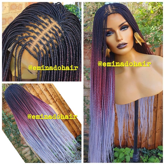 Braided Wigs, Micro Braid Wigs, Braided Wig for Black Women, Wigs