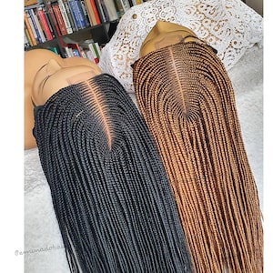 Knotless braid wig for black women gift for women  full lace front wig cornrow wigs dreadlock faux loc wig twist box braid wig ghana weave